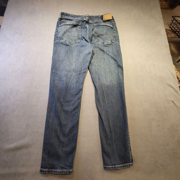 American Eagle Mens 32x29 Athletic Straight Air Flex Distressed Denim Jeans - Picture 10 of 10